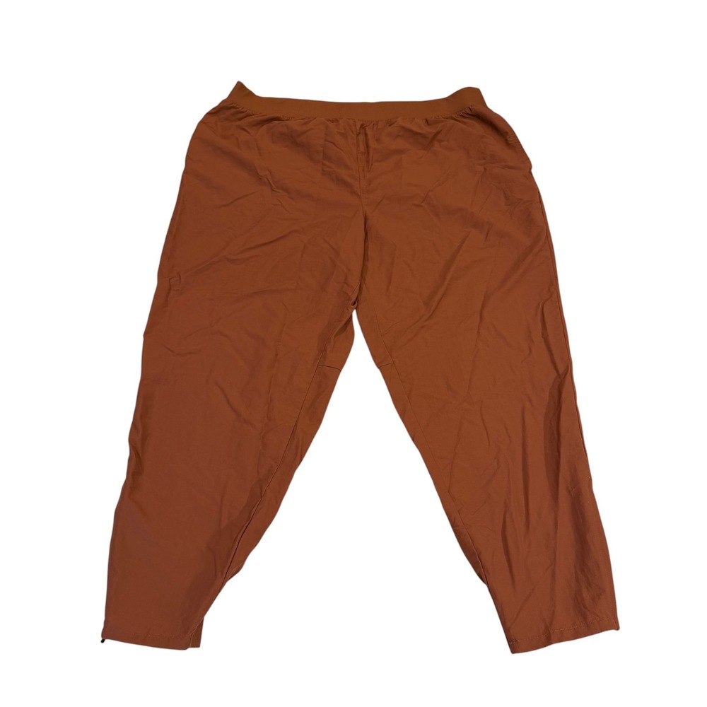 DSG Twitch Allison Mens 2XL Nylon Jogger Track Pants Maroon Rust Relaxed Fit NEW